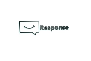 Illustration of Response with dark text on light background