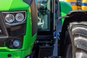 agricultural machinery at the exhibition