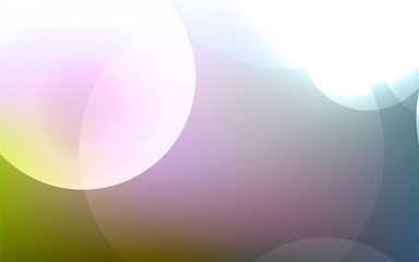 Abstract Bokeh white circle background