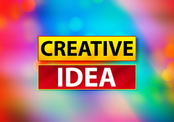 Creative Idea Abstract Colorful Background Bokeh Design Illustration