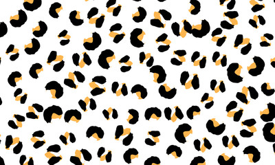 Leopard print. Animal skin pattern.