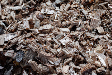 wooden sawdust background, recycle trees
