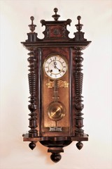 Vintage clock — a device for determining the current time of day and time intervals, hours,...