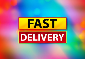 Fast Delivery Abstract Colorful Background Bokeh Design Illustration