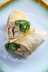 Chicken Caesar Wrap Sandwich