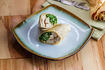 Chicken Caesar Wrap Sandwich