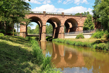 Schwalmbrücke in Treysa, Schwalmstadt, Deutschland
