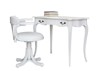 sedia e scrittoio in legno produzione artigiana made in Italy