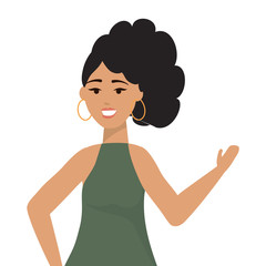 Isolated woman design vector illustrator