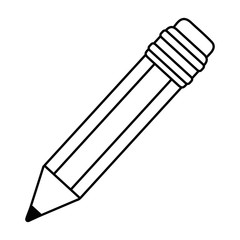 Isolated pencil tool design vector illustrator
