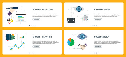 Business prediction, vision, growth and success