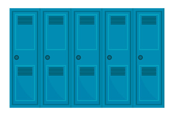 School locker design vector illustrator