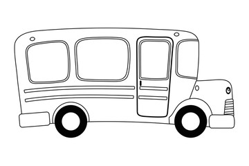School bus design vector illustrator
