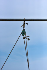 Pulley in use