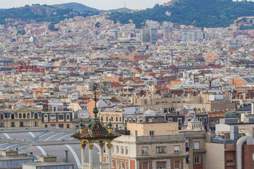 Fototapeta premium View of Barcelona, beautiful city of Catalonia.Spain