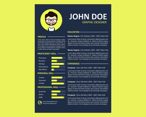 CV Template Job Corporate Identity