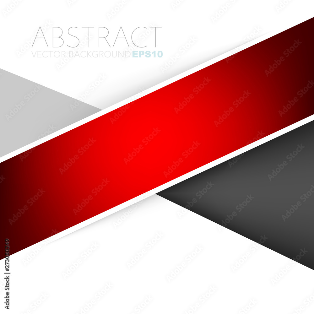 Poster red abstract background with place for your text