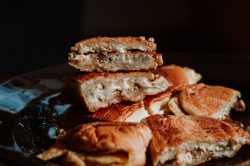 Close up of Malaysian well known food 