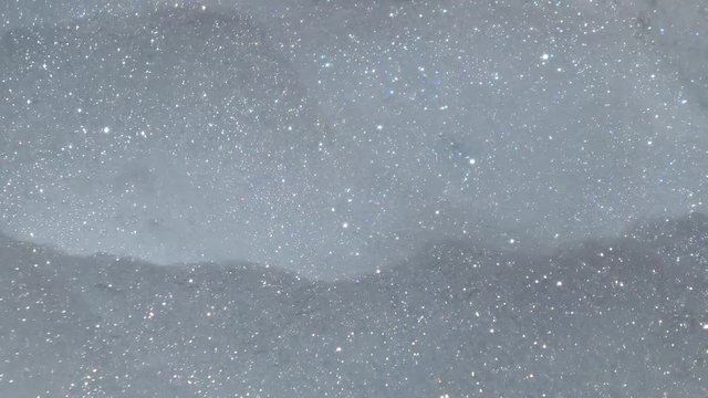 Foam floating in a pool in a foam party