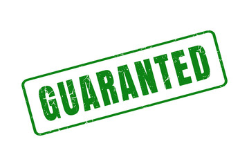 guaranted Stamp square vintage grunge Texture isolated sign Vector Illustration