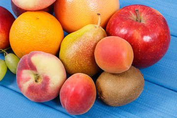 Nutritious fruits as healthy dessert containing natural vitamins