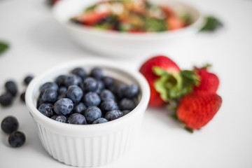 Fresh Strawberry Spinach Salad with Honey Balsamic Dressing 