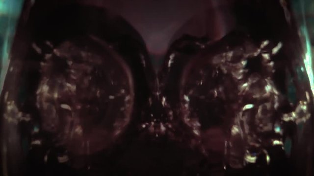 water slow motion symmetric movement equilizer