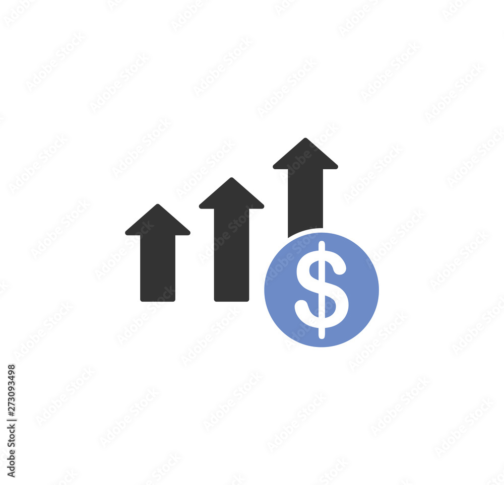 Poster business related icon on background for graphic and web design. simple illustration. internet concep