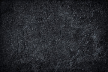 Dark grey black slate background or texture.