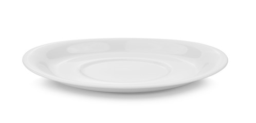 plate isolated on white background.