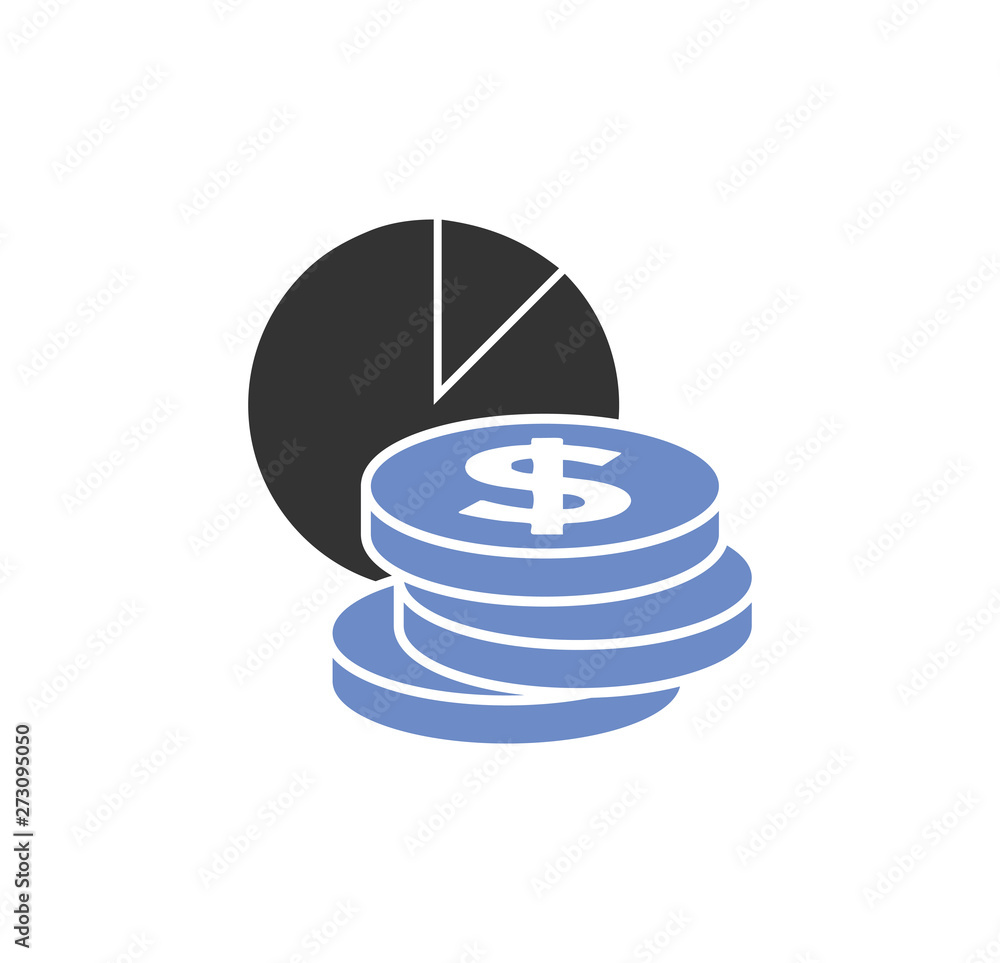Poster business related icon on background for graphic and web design. simple illustration. internet concep