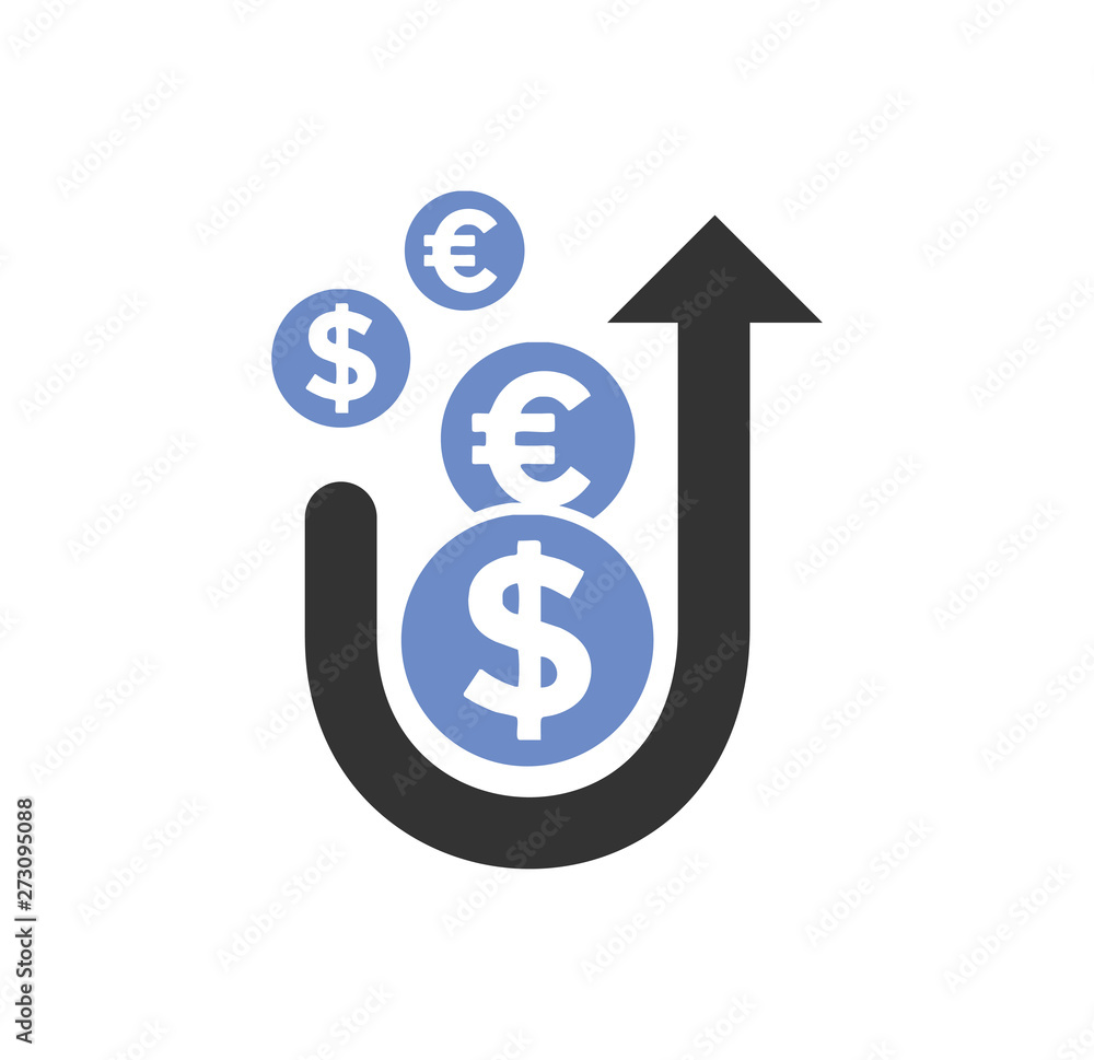 Poster business related icon on background for graphic and web design. simple illustration. internet concep