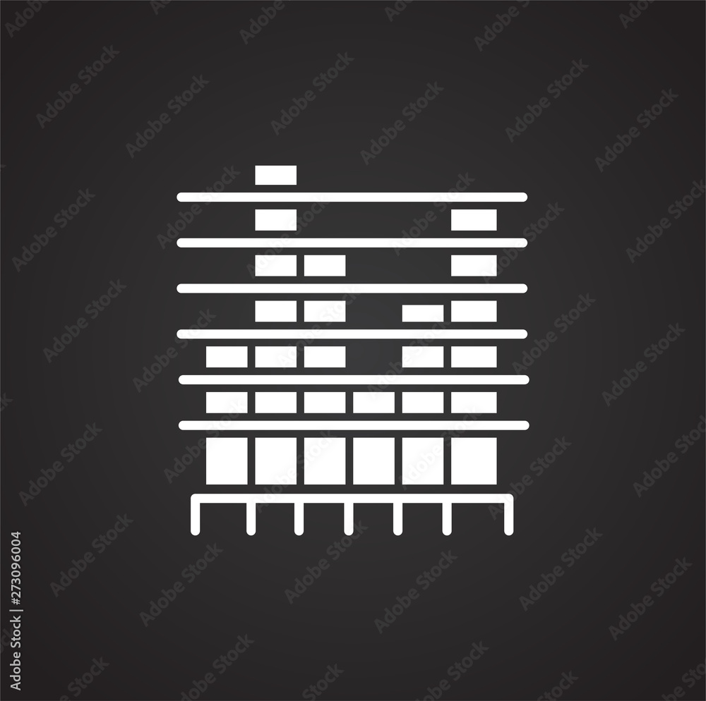 Poster business related icon on background for graphic and web design. simple illustration. internet concep