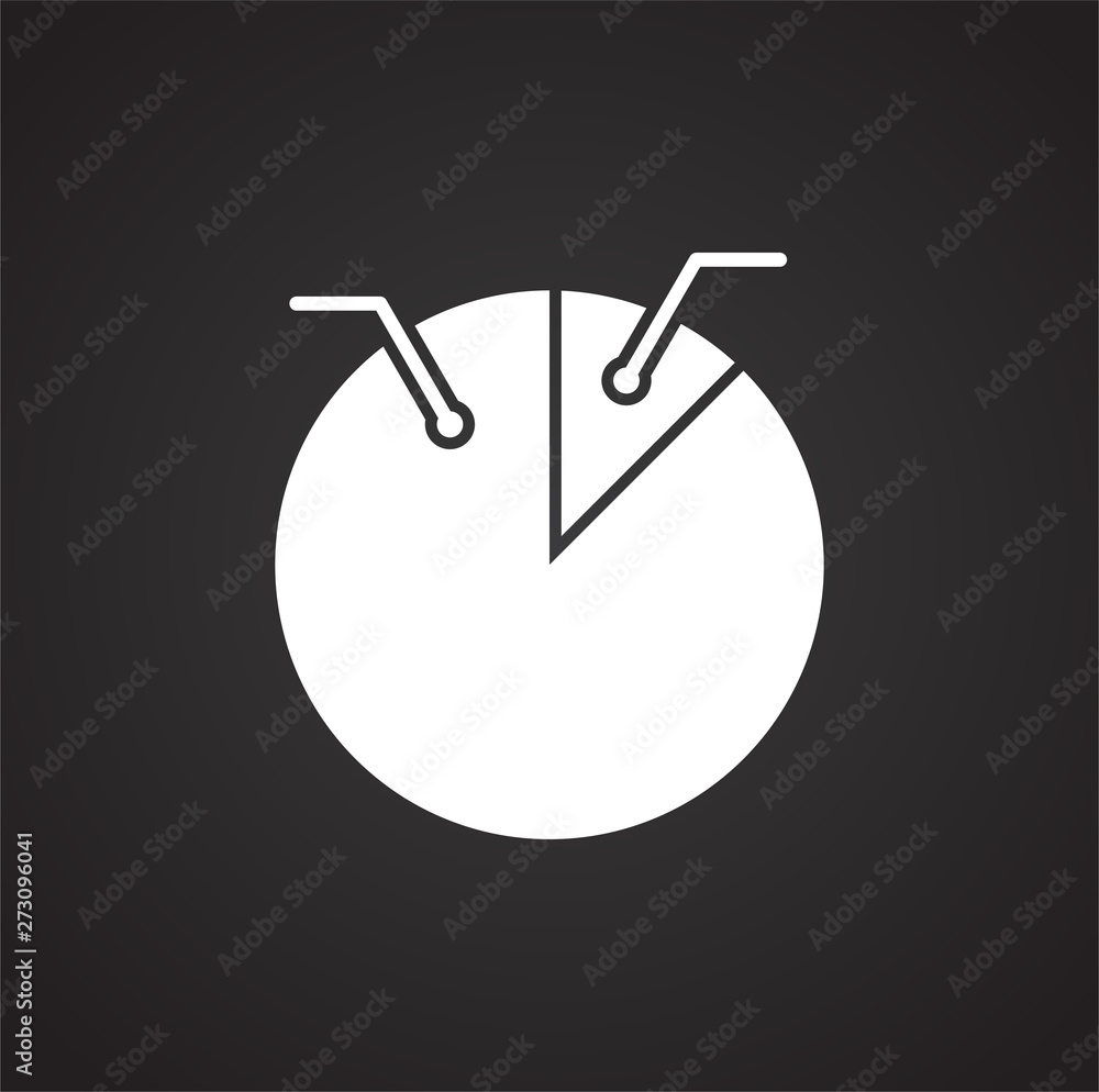 Poster business related icon on background for graphic and web design. simple illustration. internet concep