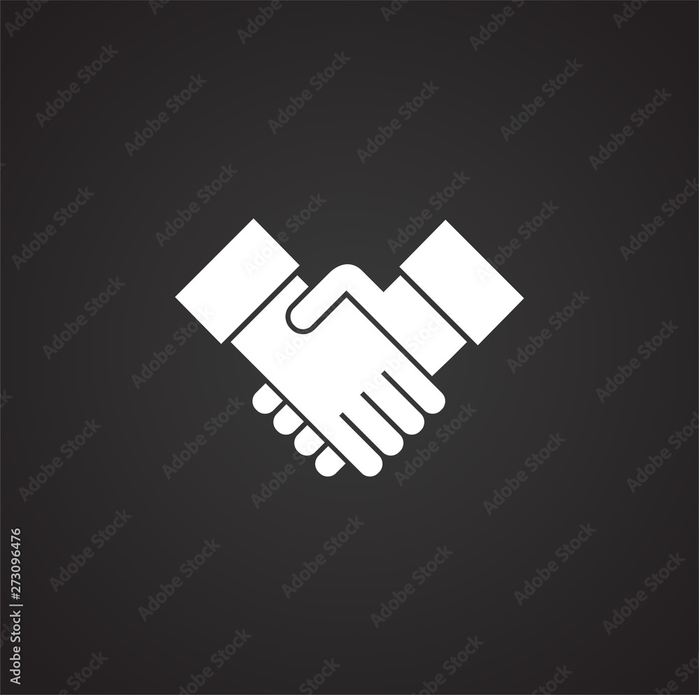 Poster business related icon on background for graphic and web design. simple illustration. internet concep