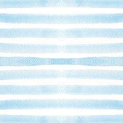 Watercolor striped texture on white background 