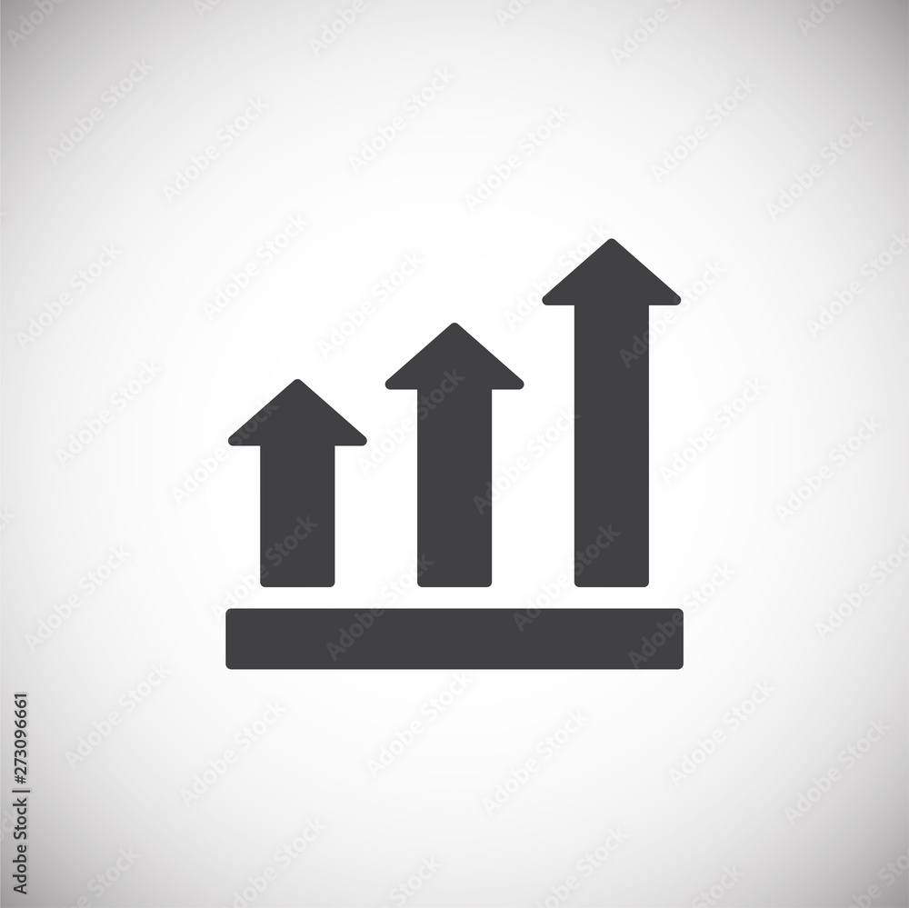 Poster business related icon on background for graphic and web design. simple illustration. internet concep