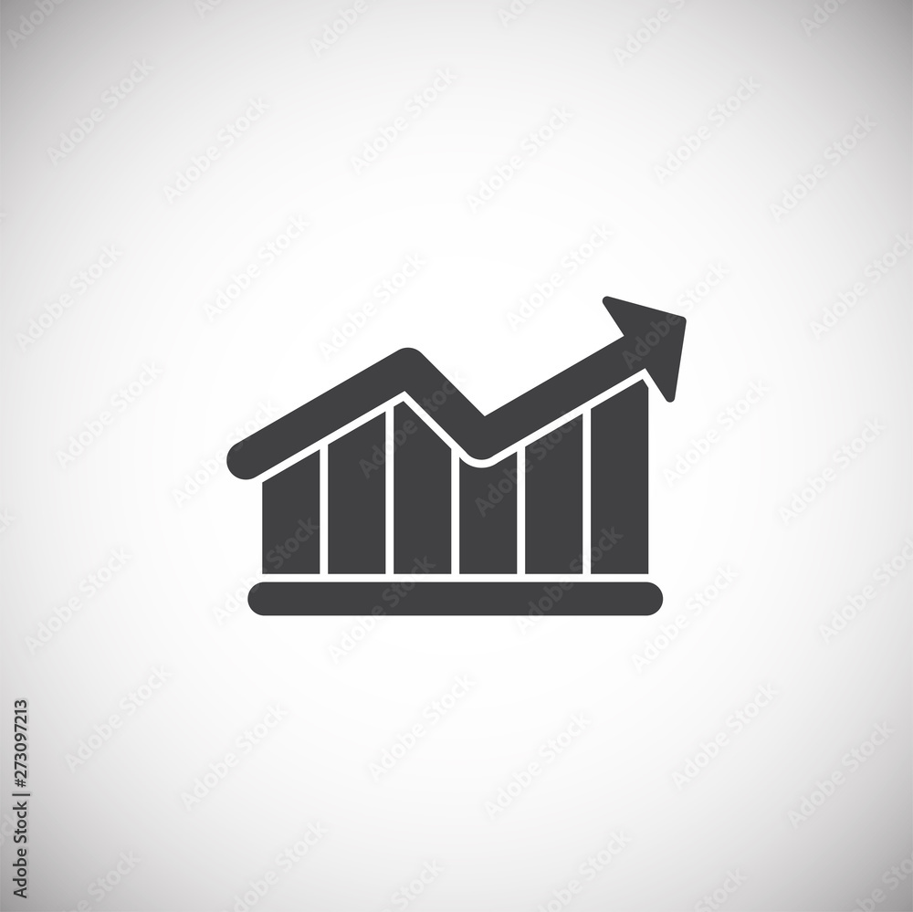 Poster business related icon on background for graphic and web design. simple illustration. internet concep