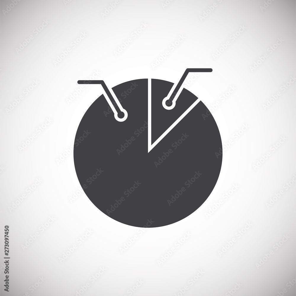 Poster business related icon on background for graphic and web design. simple illustration. internet concep