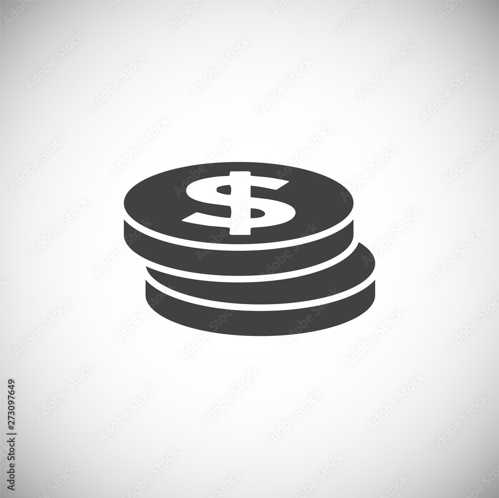 Poster business related icon on background for graphic and web design. simple illustration. internet concep