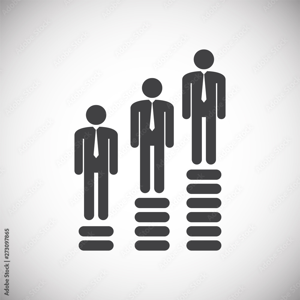 Poster business related icon on background for graphic and web design. simple illustration. internet concep
