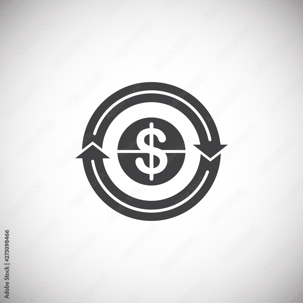 Poster business related icon on background for graphic and web design. simple illustration. internet concep