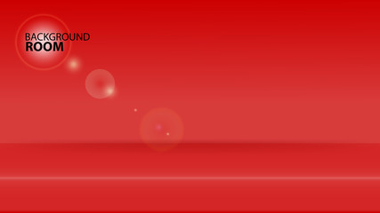 Red room background , Vector Empty template, banner design, cover, web page, advertisement, texture, avertisement