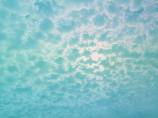 Fototapeta na wymiar Beautiful sky and clouds in soft pastel color.Soft cloud in the sky background colorful pastel tone.