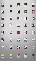 Big collection of 40 business brochure vector design, Modern layout template presentation