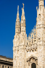 Fototapeta na wymiar Duomo di Milano - Milan Cathedral - Lombardy Italy