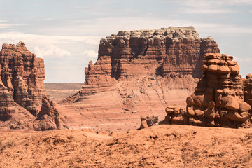 landscape on the Goblin state park in the united states of america