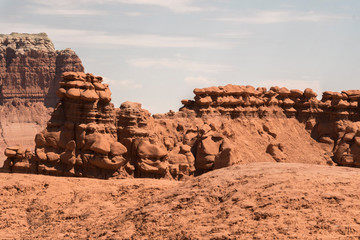 landscape on the Goblin state park in the united states of america