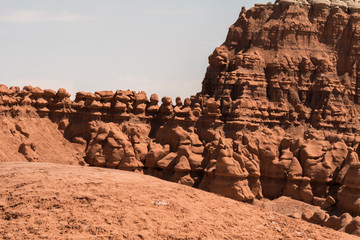 landscape on the Goblin state park in the united states of america