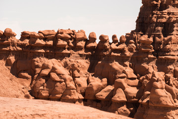 landscape on the Goblin state park in the united states of america